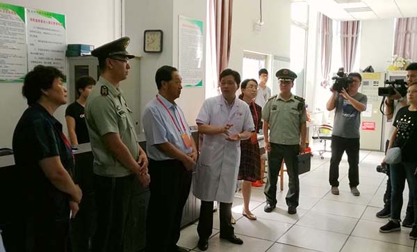 昌平区人大常委会检查组莅临我院 开展消防执法检查